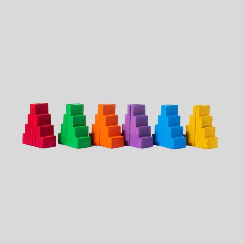 Wooden Stair Blocks