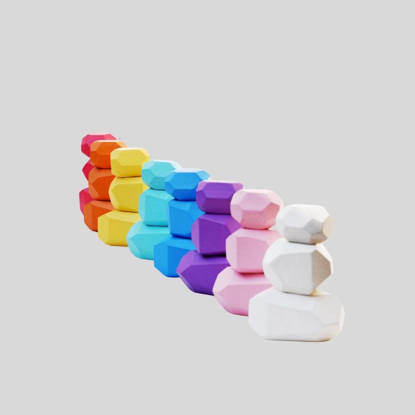 Stacking Rock Blocks